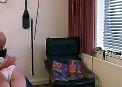 Plump Mature BBW Girl Spanked - Amateur Homemade Spanking