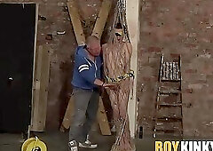 Evil lord Sebastian taking Jonny to another level of pain