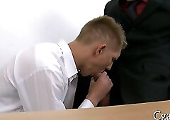 Salacious pecker sucking