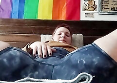 Ftm femboy screws himself untill hes broken