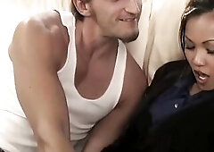 Sabrine Maui Gets A Large Raw Ramrod In Her Snatch