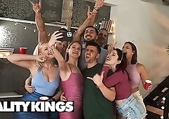 REALITY KINGS - Breathtaking Tiffany Tatum Goes From Sneaky Washroom Joy To An Intensive Upstairs Anal Bang