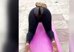 Black mother i'd like to fuck morning workout (twat widen)