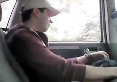 Dude Cums In Taxi