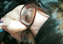 Kinky piss and play with a fan