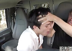 Barely legal guy tormented and brutally fucked in the ass