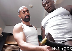 Harrison Feels works his big black tool inside Ali Rushs asshole
