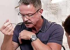 Hunter Graham give his stepdad a nice blow down to his throat