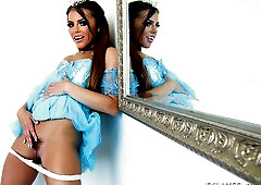 White babe Adriana Chechik anally fucked by a long black penis