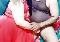 Stepmom and my friend's sexy mom share the bed