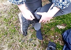 Im, naked women, boob slapping