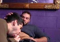 DrillMyHole.com: Inked athletic hunk rough in dungeon