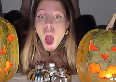 The Halloween witch Milfetta loves the passion behind the holiday