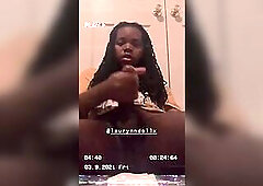 Large Cock TS Strokes Schlong & Buss Massive Nut