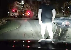 The second part of Kelli's public exposure dares. This Babe is made to show off her sissy pants at a red traffic light, deepthroat a pink sex too