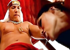 Jenavive Jolie Satisfies The Sultan of Sex Brunette Hair, Jenaveve Jolie