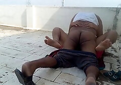 Unmarried guys getting it on with married women on the terrace