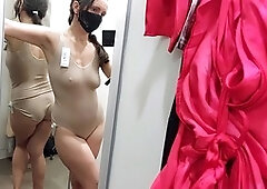 Busty brunette milf with big tits and a hairy surprise