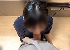 Enormous cock, pairing, blowjob homemade