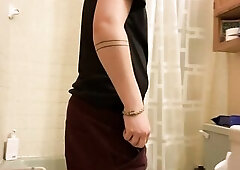 Undressing for the camera