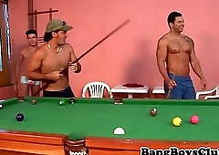 European muscle amateurs barebacking in group