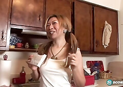 Happily married Taiwanese beauty Veronica fucks her tight