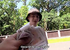 Date With A Uber-Cute Stranger Completes Up With A Decent Outdoor Shag Out In The Woods - BIGSTR