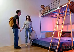 Cuck4k. my pussy got raw in the hostel... what happened after?