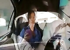 Driver fucks busty boss