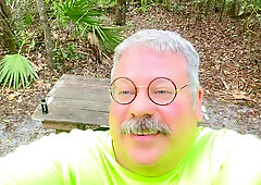 Paleontologist urinates and jizzes palms-free-for-all on dinosaur peckers