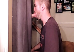 Hung Straight Curious Lad Tries Out My Gloryhole