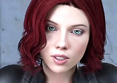 Ebony Widow Cocktease - by Redmoa (WITH BONUS LOOP)