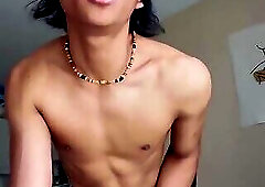 Young asian thai big dick cumming 4