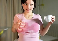 Hot redhead amateur teen girl riding and jerking boyfriend