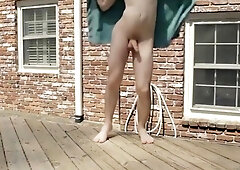 Exhibitionist Twinks Love Outdoor Handjobs on Webcam