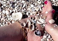 Maitresse Madelines solo foot fetish POV