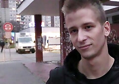 Fresh-faced Euro twink gets butt-fucked in POV