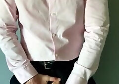 Fat Cum Shot after a Zoom Rendezvous - Good-Sized Trunk and Squealing