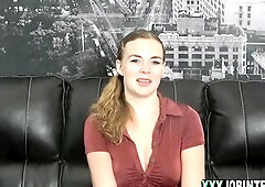 Samantha comes hungry for work. So hungry, that babe willingly sucks penis like a vacuum and loves butt so unfathomable this babe knows what we had fo