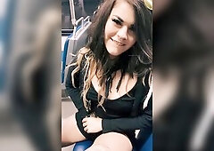 Nearly - Caught Masturbating on a Educate 2020