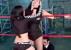 Female Wrestling - Rookie Gets Initiated & Abased