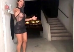 Carli Ingenious amateur blonde babe walking public nudity