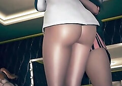 Lesbo Couples Meet In Dressing Room two