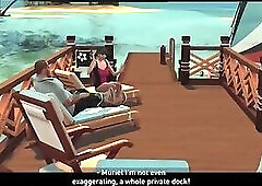 SIMS 4 - Twink secretly pleasing resort guests