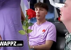 Stepmother allurement elise and samantha get pounded by their hung stepsons on valentine's day