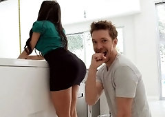 Markus got excited by Lela Star's wonderful big ass