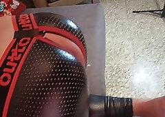 Big cut and thick uncut loads a cumdump