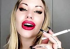 There's no thing u can do, u're utterly obsessed with me, my smokin' red lips, and financial domination! Relax and get completely broke