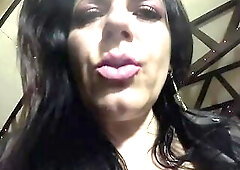 Smokin' Domination POV Leather, Bawdy Talk JOI with Cigarette Smoke 337