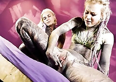 Serpienta comes to Anuskatzz so that that babe can bang her with multiformity of toys the one and the other in her twat and anal. Anuskatzz gets her h